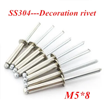 100 шт. декоративные заклепки из нержавеющей стали | Обустройство дома