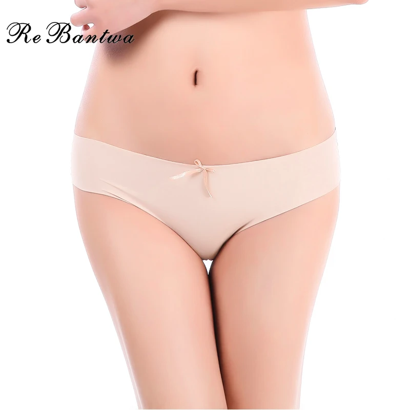 Rebantwa 3pcs/lot Women Seamless Panties Underwear Nylon Knickers Sexy Briefs Intimates Plus Size XL Lingerie Ladies |