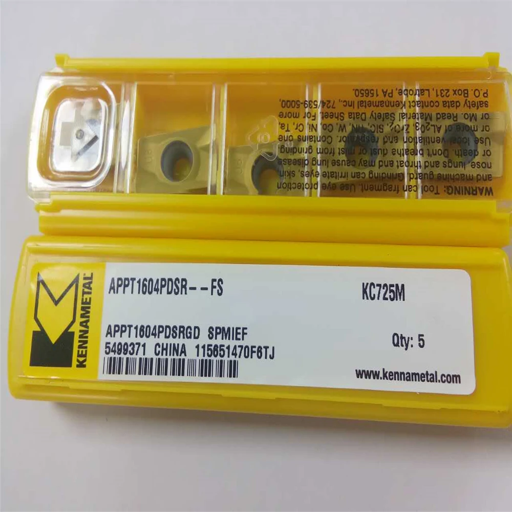 

YZ66 5pcs APPT1604PDSR-FS KC725M CNC Carbide Inserts Original