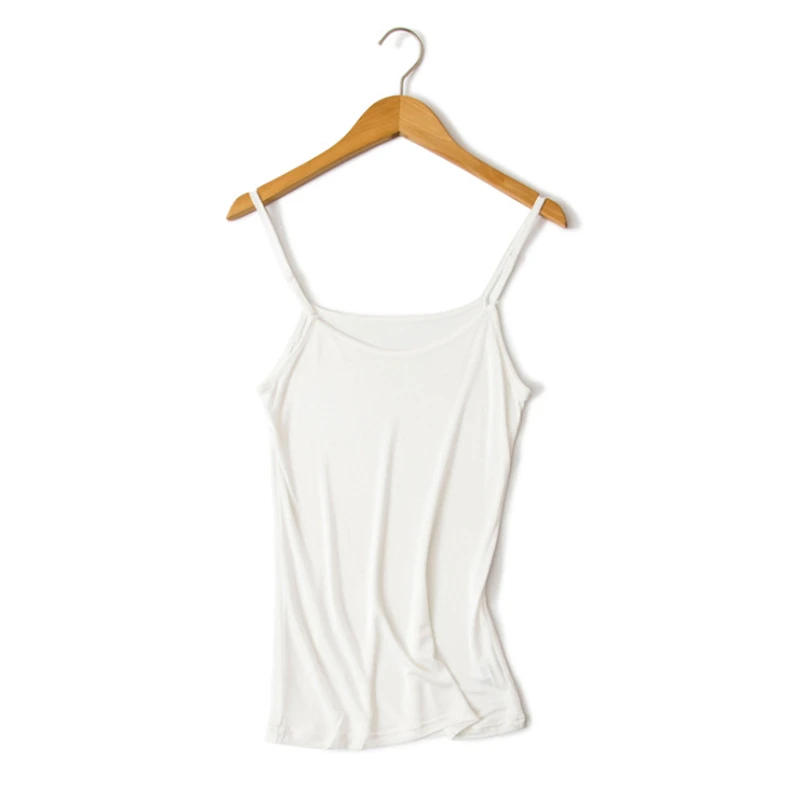 New 100% Silk Knitted Women Camisoles Basic Shirts Sleeveless Tank Top Breathable Cool Adjustable Summer Style | Женская одежда