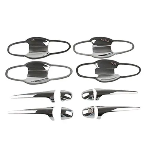 Хромированный стиль ABS хромированные дверные ручки и чаши декоративные крышки