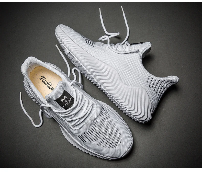 Hemmyi/мужские кроссовки Flyknit; дышащая повседневная мужская обувь; светильник; большие размеры; Tenis Masculino Adulto; Прямая поставка; 39-47
