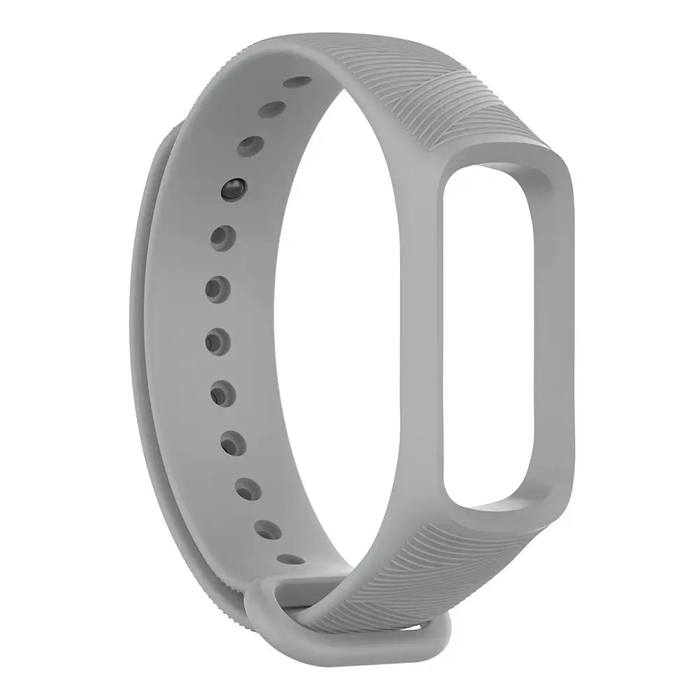 Силиконовый ремешок для часов спортивный сменный ремешок для samsung Galaxy Fit-e R375 смарт-ремешок регулируемый браслет - Цвет: Gray