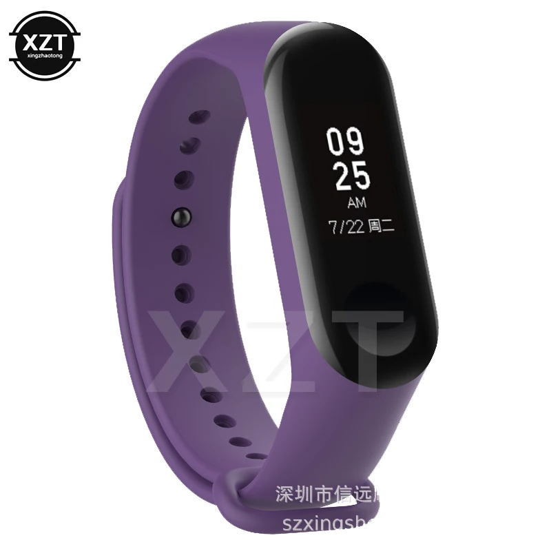 Ремешок для браслета Xiaomi Mi Band 3 цветной браслет mi band аксессуары недорогой 1 шт. -