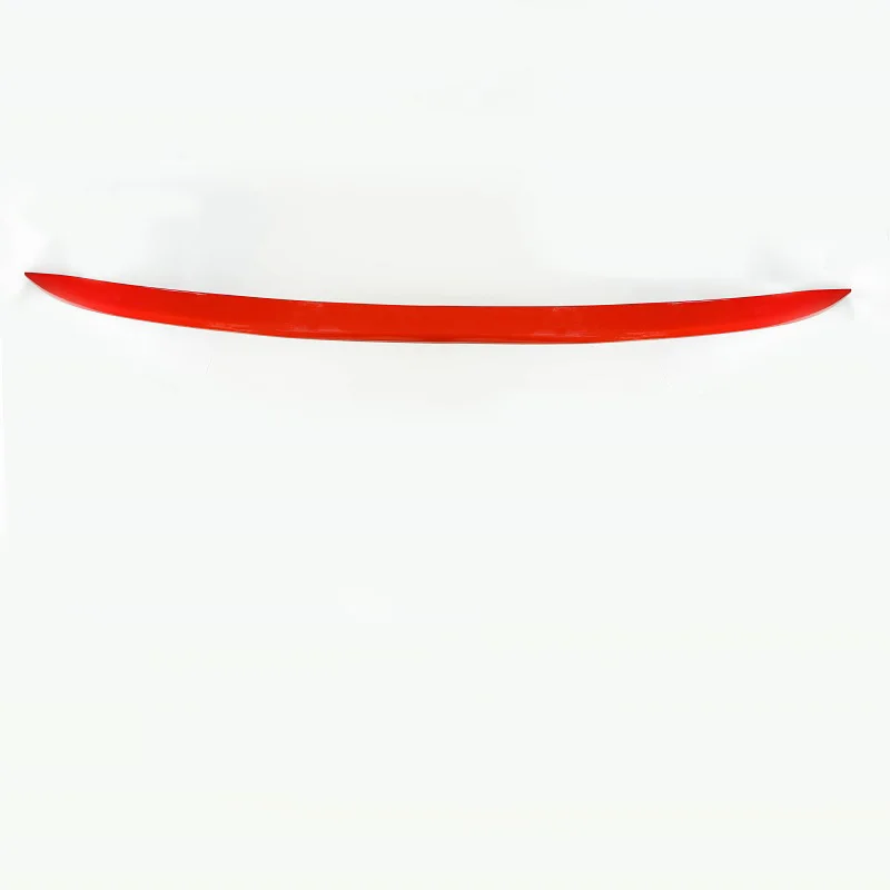 RED down trim cover Хромированная нержавеющая сталь 304 защита переднего бампера для губ защитная накладка для гриля аксессуары для автомобиля для Toyota Prius ZVW30 - Название цвета: RED down trim cover