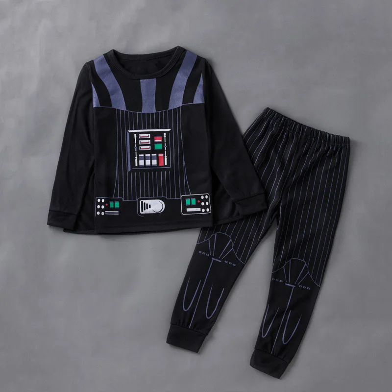 Дети мультфильм супергерой пижамы Домашняя одежда Комбинезоны Звездные войны