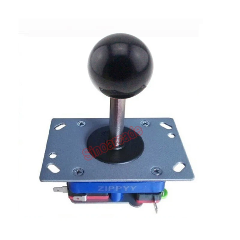 Классический 2-way 4 way 8 way аркадный джойстик PacMan игровой мяч палка Zippyy Fight Stick 7 цветов - Цвет: Black