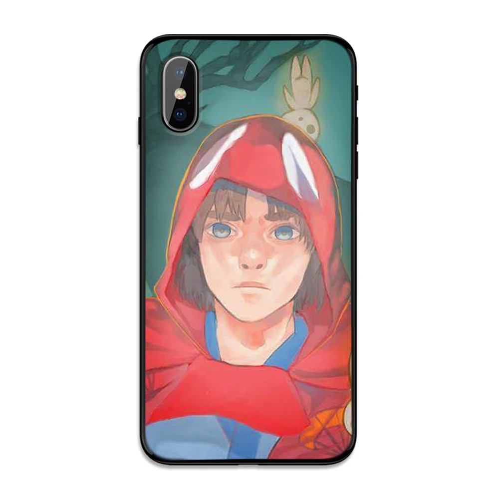 Фигурка Принцесса Мононоке мультфильмы мягкая термополиуретановая крышка-чехол