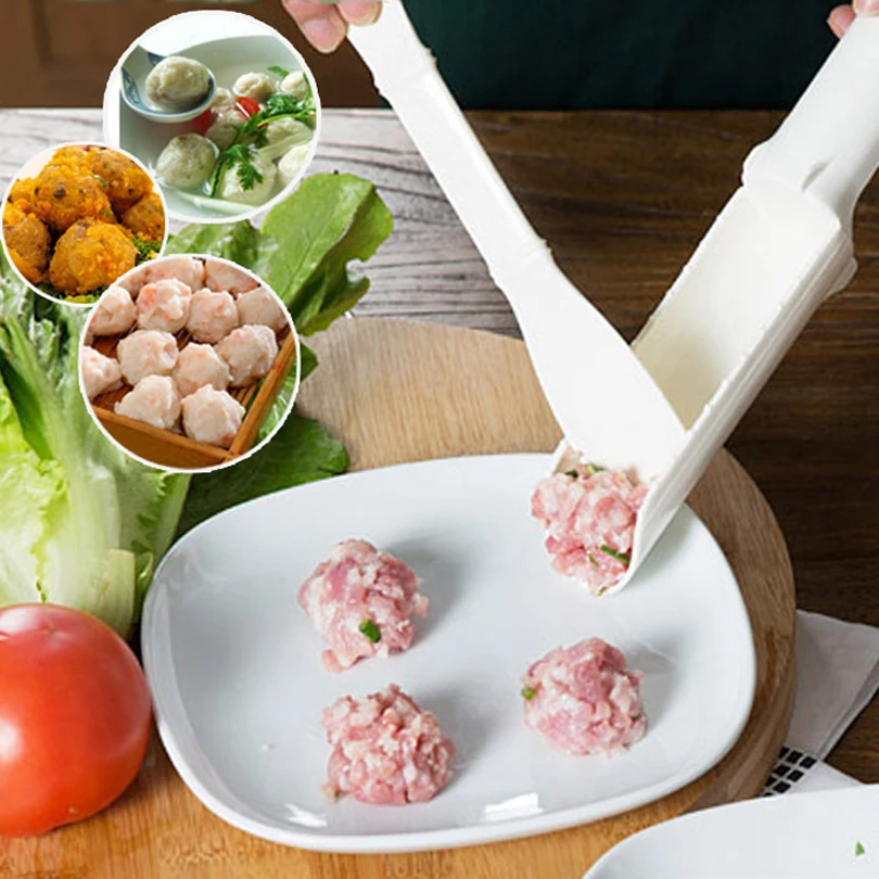 Пластиковый мясной производитель рыбных шариков форма для пищевых мясных дома