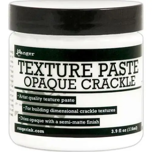 opaque crackle 116ml Ranger текстурная паста прозрачная матовая, глянцевая, непрозрачная матовая Строительная объемная текстура для бумаги, скрапбукинга, рукоделия - Цвет: opaque crackle 116ml