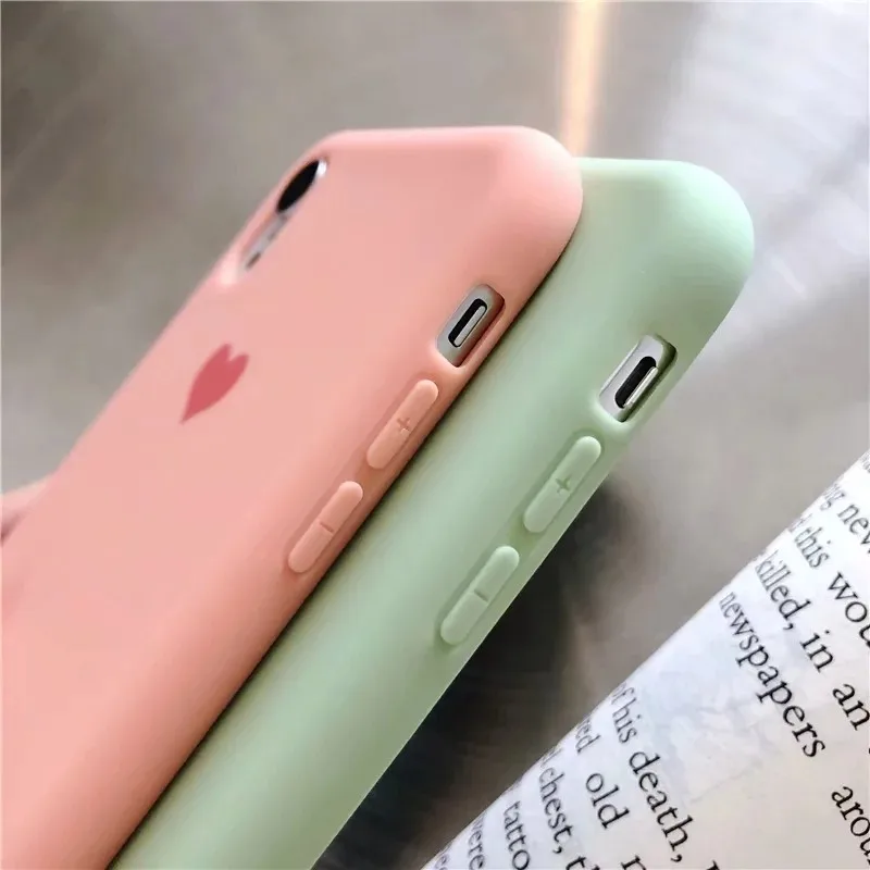 Чехол для IPhone X XR и 6s 6 7 8 Plus 6Plus 7Plus милые конфеты без логотипа Оригинальный Мягкий