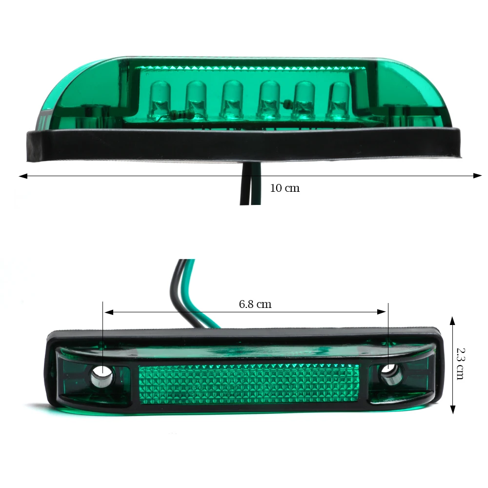 4 шт. зеленые светодиодные ленты KEYECU для внутреннего и наружного освещения дюйма |