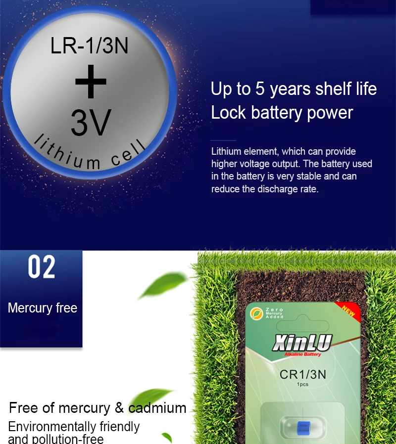 1 шт. CR1/3N 2L76 K58L DL1/3N 5018LC CR11108 3v литиевая Батарея