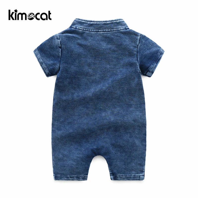 Kimocat Детский комбинезон для новорожденных весна осень имитация ковбоя одежда