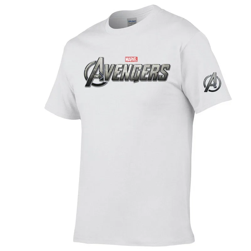 2019 Новый с принтами &quotMarvel&quot &quotМстители&quot Для Мужчин's футболка Летняя мода 100%