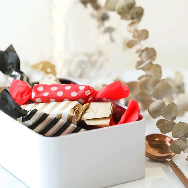 200 шт./лот оберточная вощеная бумага водостойкая для конфет кондитерских изделий