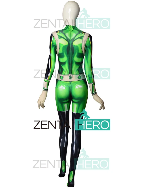 3D напечатаны Pro Hero Tsuyu Asui My Academy женские боди Zentai Boku no Froppy косплей костюм на