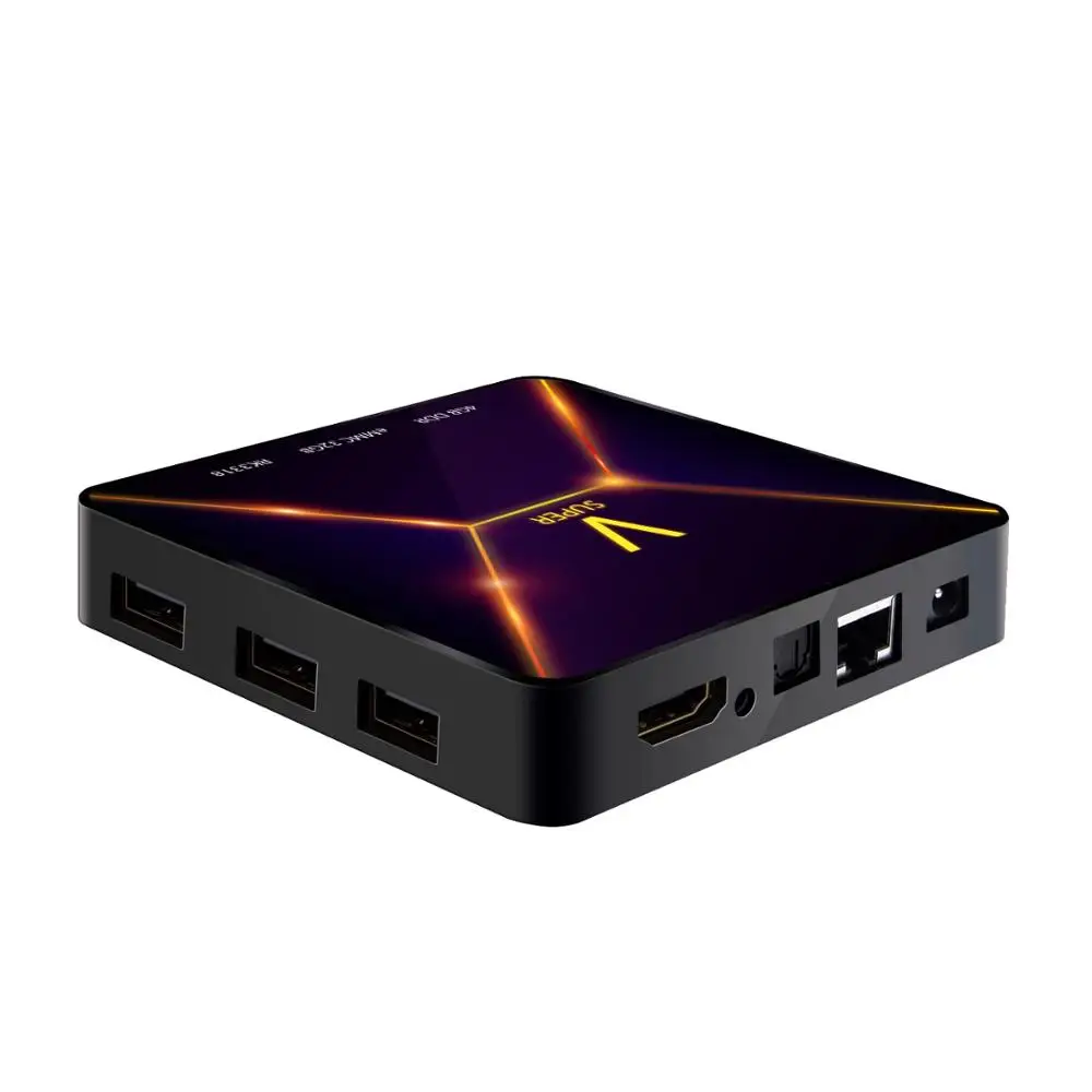 Android 9 0 Wifi ТВ коробка V супер 4 Гб Ram 32 ГБ Rom Rockchip RK3318 4K HD IP приставка домашний фильм