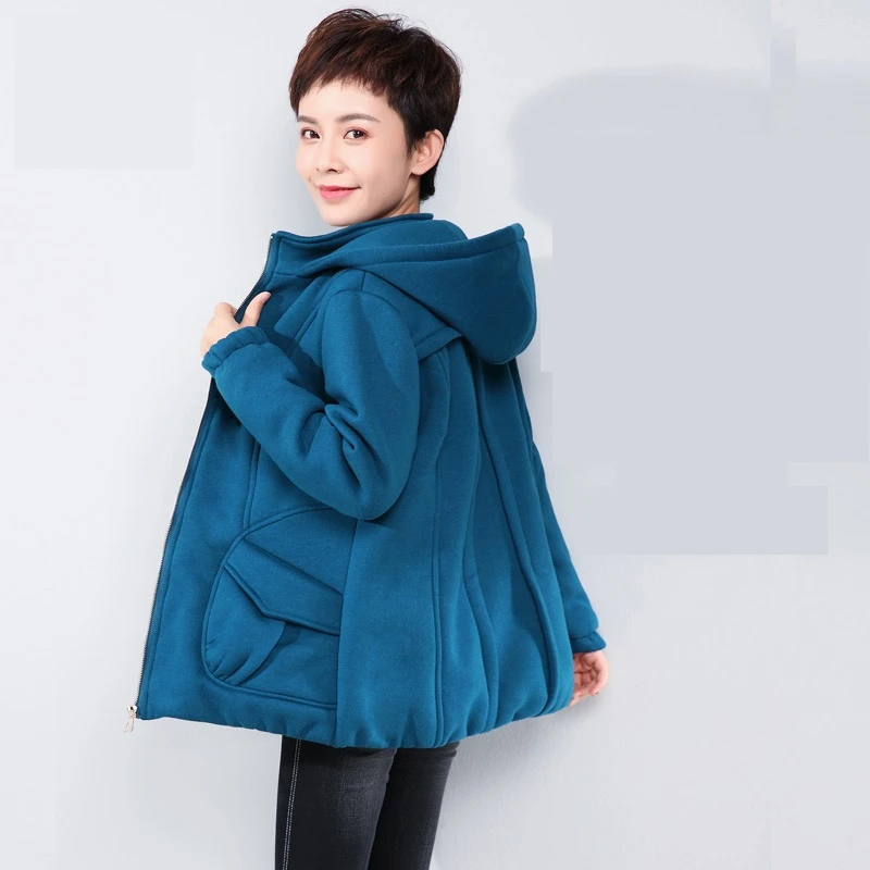 

Новинка 2020, свободные весенне-осенние пальто для мам среднего возраста, Корейская короткая куртка, Женская ветровка, модная женская верхняя...