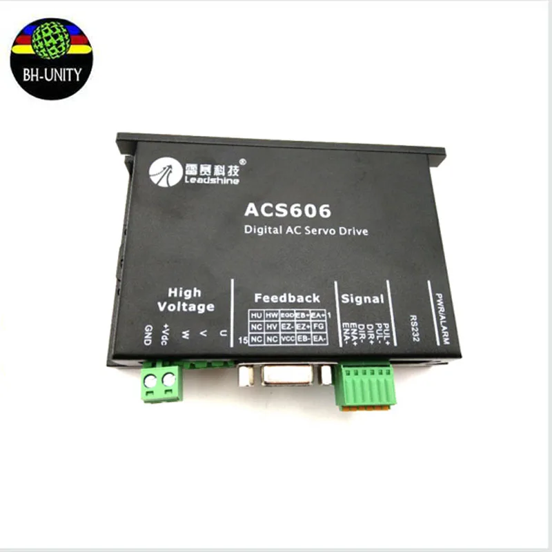 Широкоформатный принтер Leadshine AC servo driver ACS606 работает на 24 60VDC out 200W с BLM57180 1000