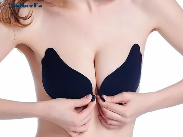 Sulberfa Для женщин Push Up сексуальные невидимый клей гель бретелек спинки