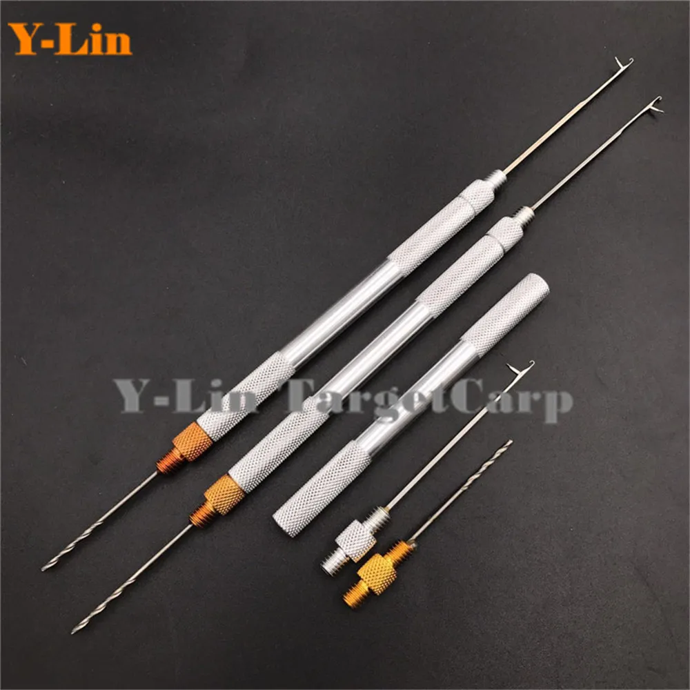 Carp fishing zig rigs making tools baiting boilies pellet hair rigs needles drills splicing needles Rigs Loading Accessories