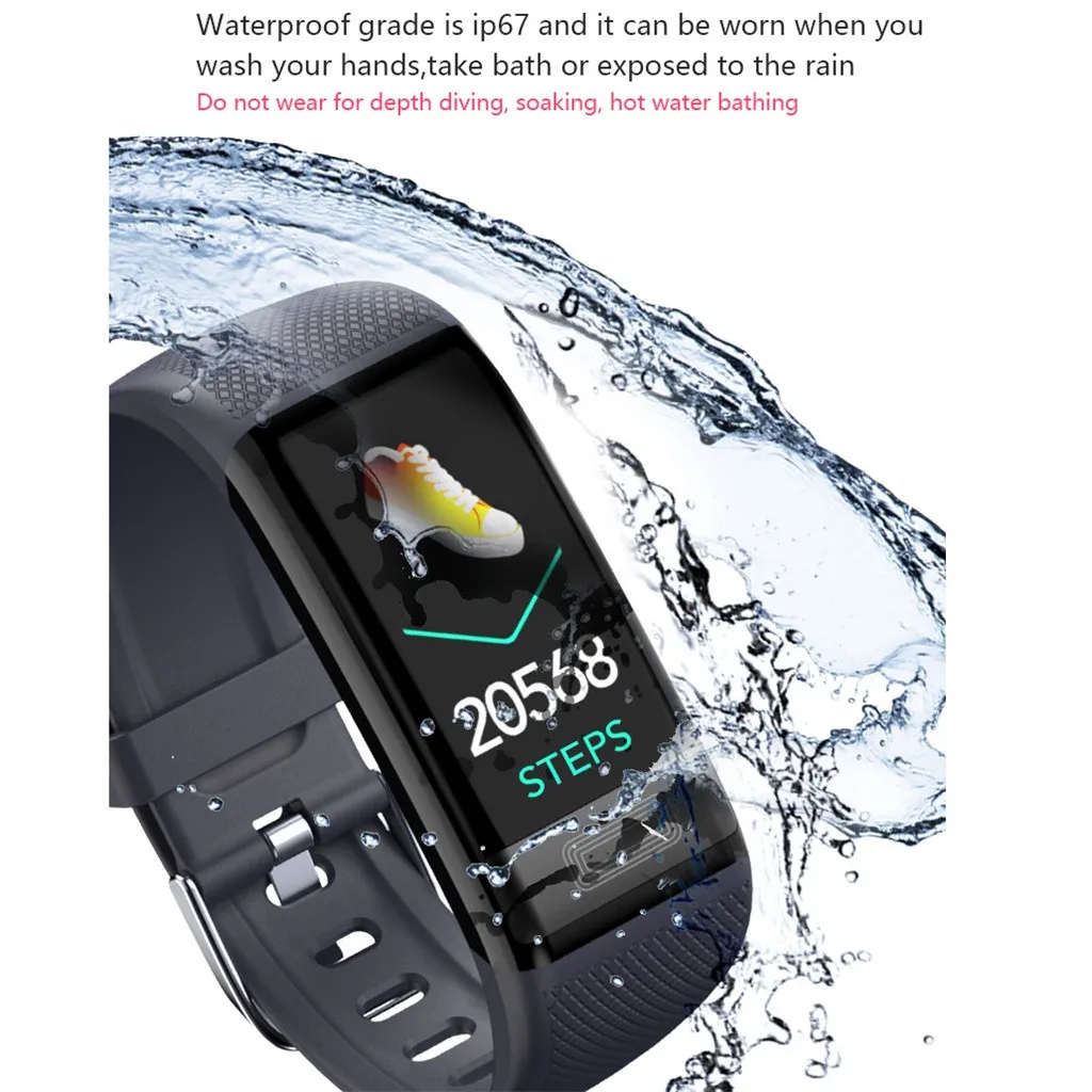 Beautyss Bluetooth умные часы пульсометр кровяное давление для Android iOS женские amazfit bip часы Смарт часы IPX7