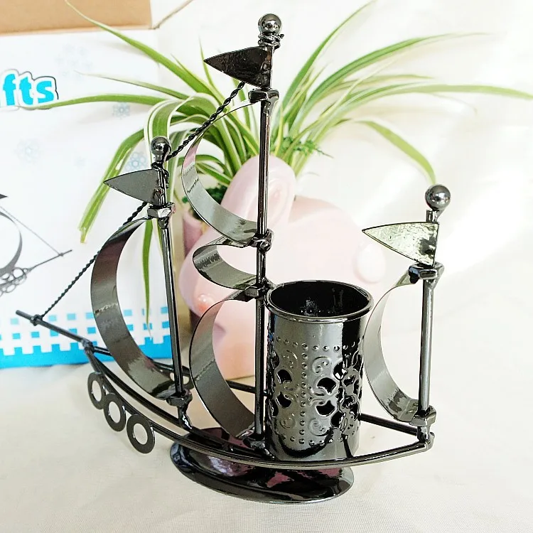 Домашнее офисное морское украшение модель корабля ручная работа металлическая