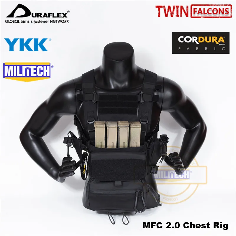 MILITECH TW Delustering MFC 2,0 BK набор CQC RRV MOLLE MK3 душистый нагрудный Риг военный боевой штурмовой тактический охотничий жилет