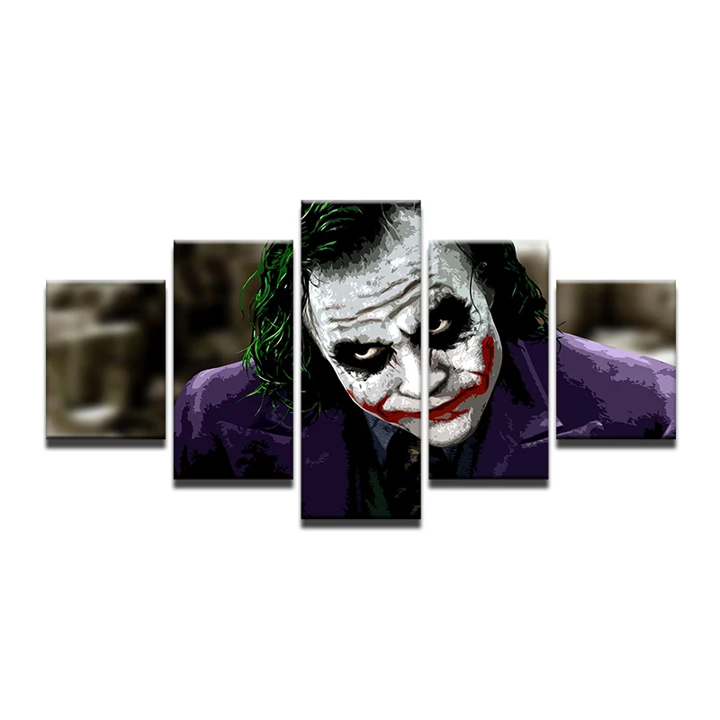 Настенный плакат HD современный холст с принтом и рамкой 5 панелей картины из