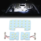 3 шт. освещение для чтения в машине, Купольные лампы, светодиодные внутренние лампы белого цвета, подходят для KIA RIO K2 2006-2012Hyundai solaris Accent