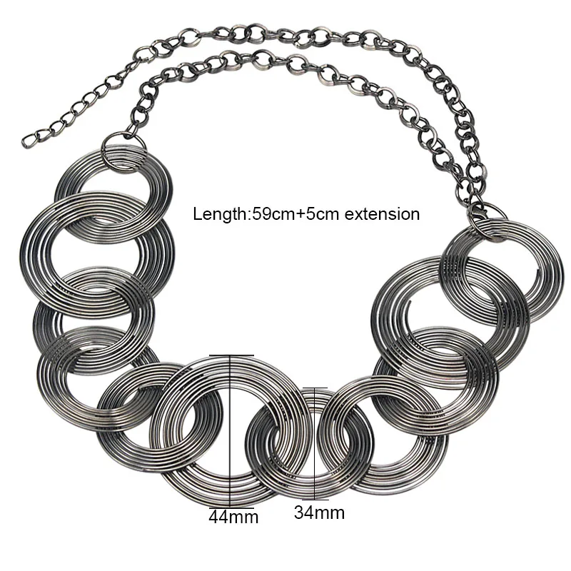 Collar Choker Necklaces Vintage Retro Statement Women Brand Necklace & Pendant Jewelry N10065|necklace silver|necklace pinknecklace rock |