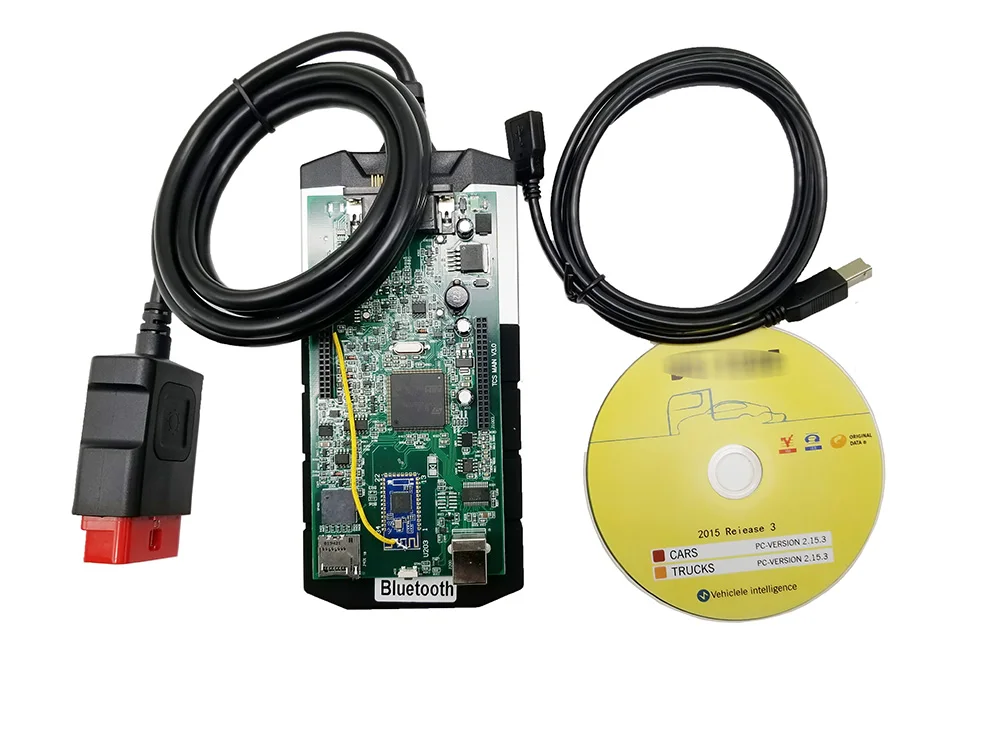 Новейшее программное обеспечение,1 для ds tcs с bluetooth tcs pro plus obd2 сканер Авто диагностический инструмент для автомобиля и грузовика