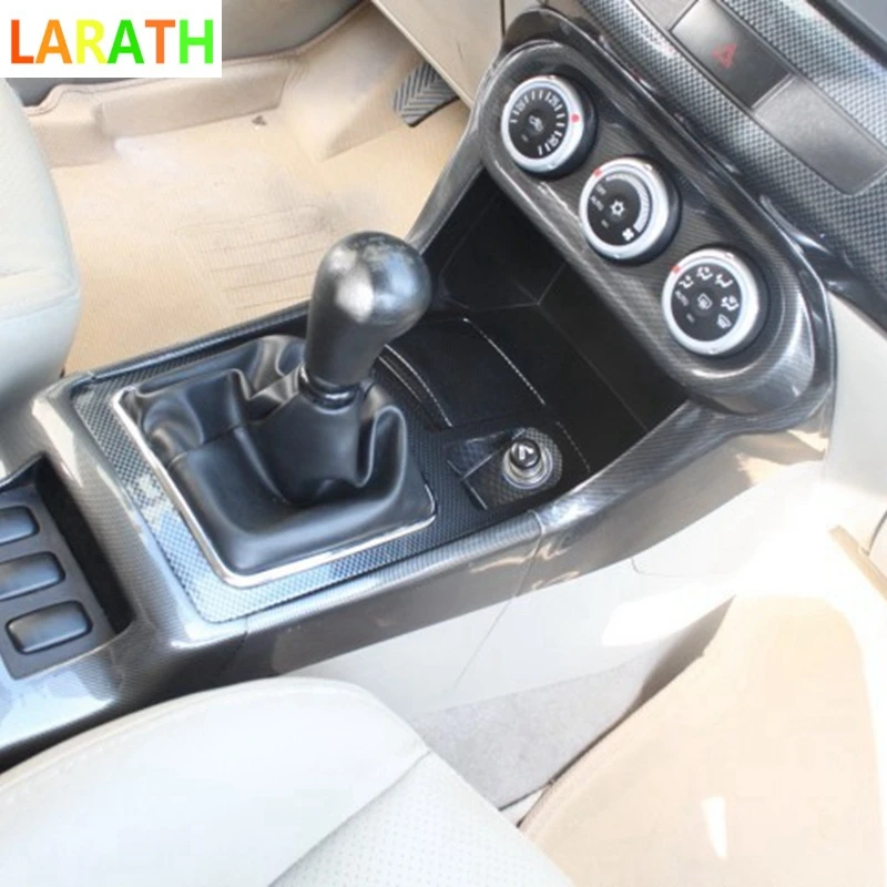 Для Mitsubishi Lancer 2010 2011 2012 углеродное волокно приборная панель коробка накладка рамка молдинг аксессуары