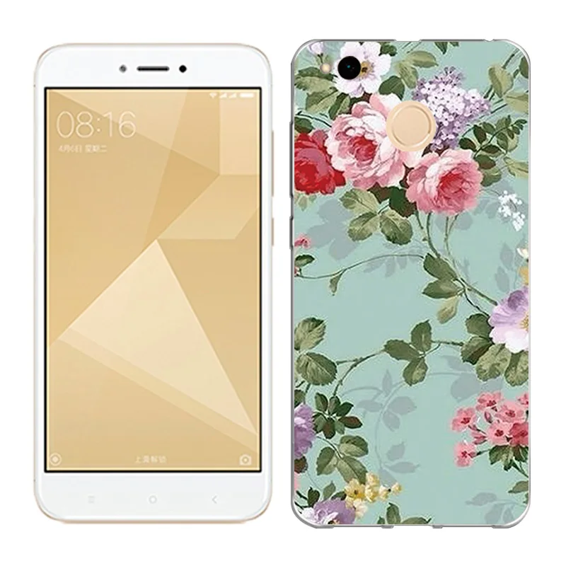 13 Для Xiaomi Redmi 4X Чехол, мягкий силиконовый чехол из ТПУ, для Xiaomi Redmi 4X5,0 дюймов, Ультратонкий чехол с пейзажем xaomi 4x4 x - Цвет: 13