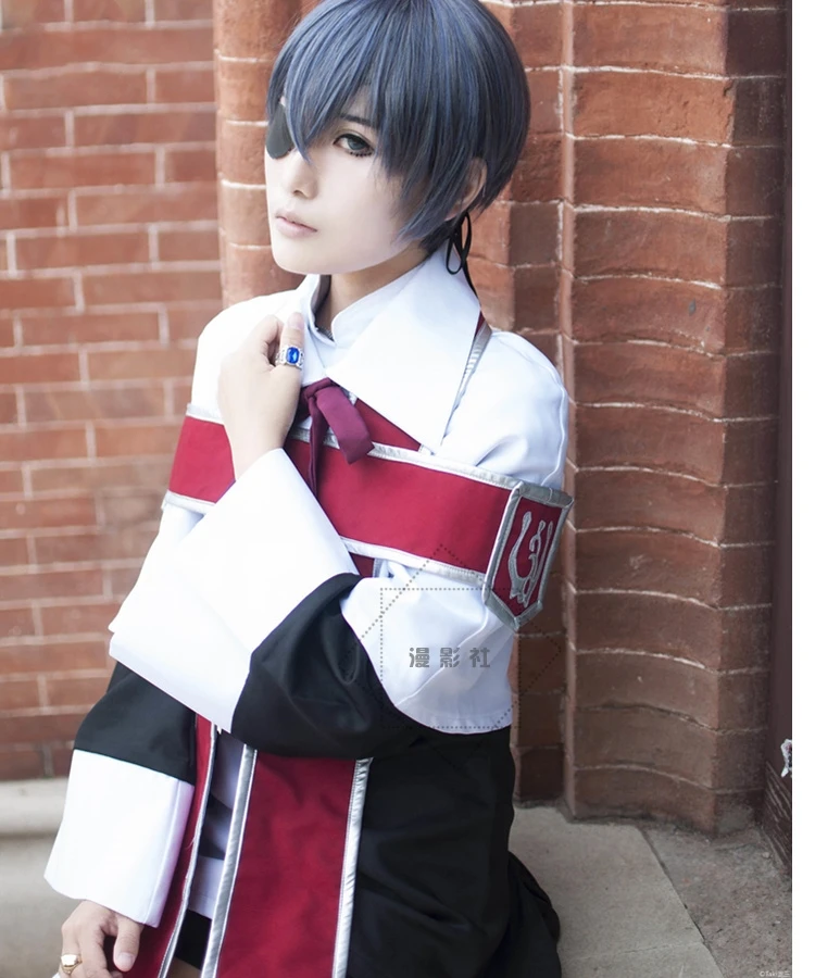 

Black Butler Kuroshitsuji Ciel Phantomhive Cosplay Costume Church Choir Uniform Suits+Ring Halloween Costumes for Women/Men S-XL