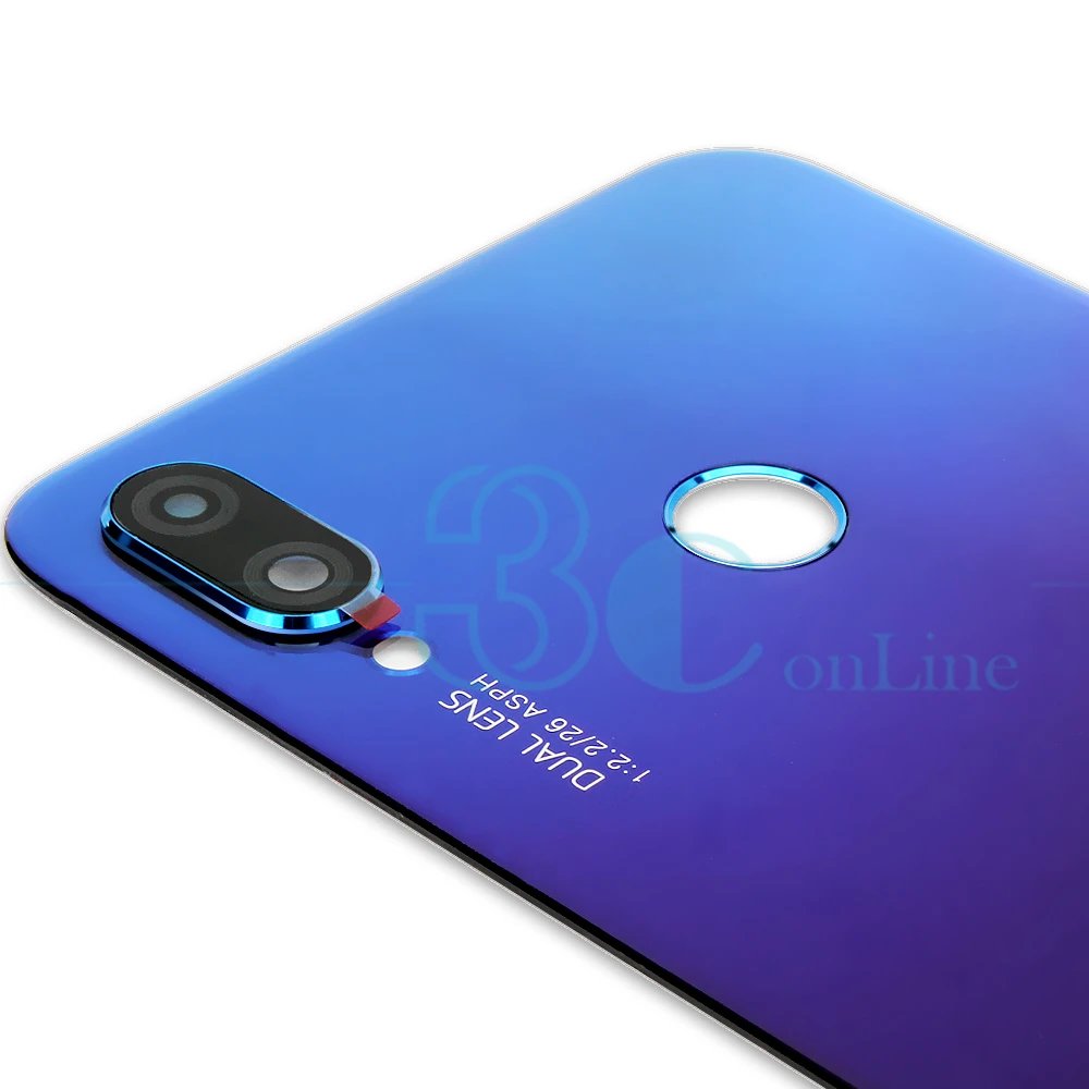 Оригинальный чехол для Huawei P Smart Plus задняя крышка аккумулятора стеклянный корпус