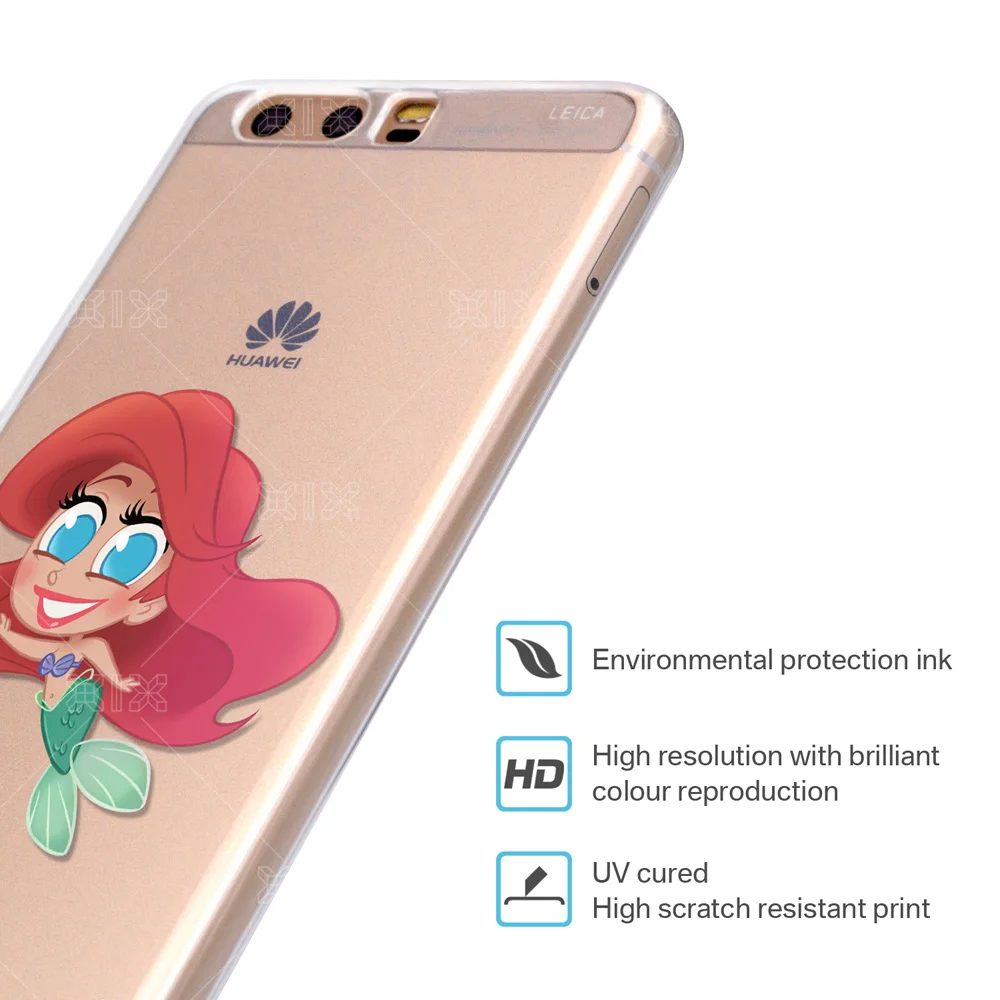 Для Huawei P8 Lite чехол с принцессой P9 2017 P10 P20 Pro Plus P Smart Honor 6A 6X 7X 8 9 Nova Mate 10 |