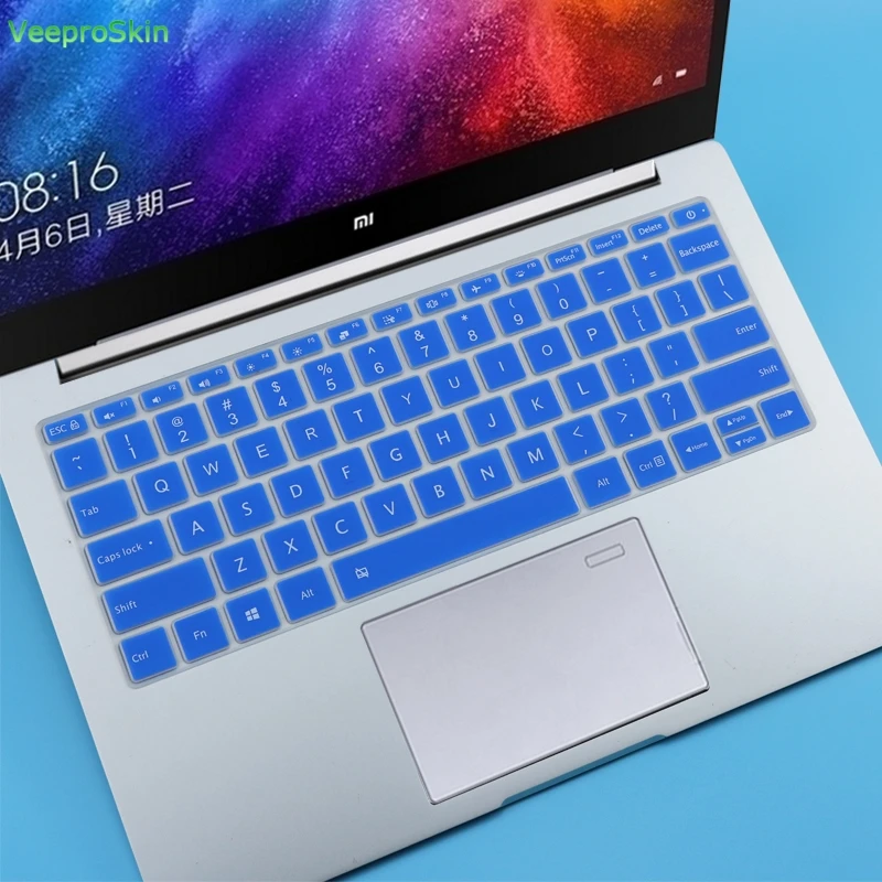 Силиконовый чехол для клавиатуры Xiaomi Mi Air 13 3 дюйма Mibook ноутбук дюймовый защитный