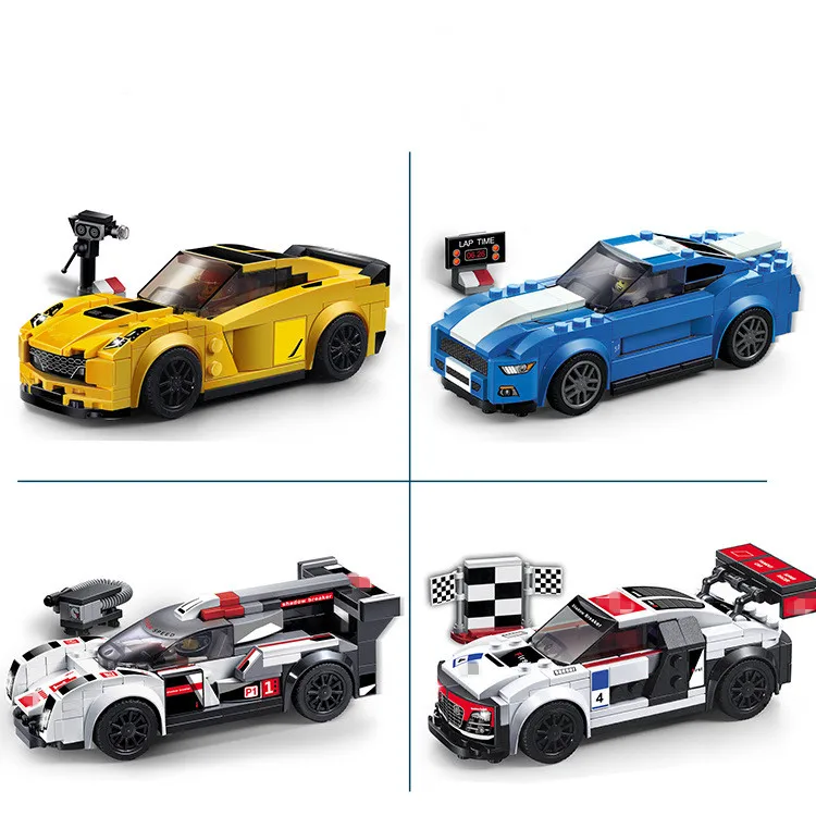 Decool R8 R18 GT Z06 Vitesse voiture de Course Jouet pour cadeaux Blocs construction FIT Technic Ville 75871 | Игрушки и хобби