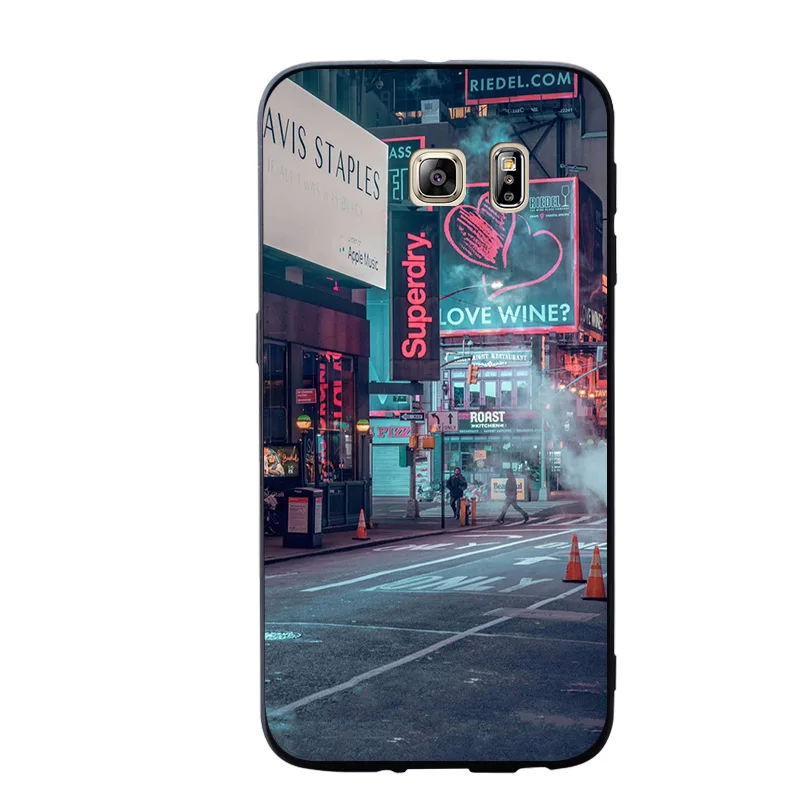 Милый чехол с Вселенная для телефона принтом &quotдля samsung Galaxy S10 e S9 S8 S7 S6 Edge Plus Мягкий чехол|Чехлы-накладки| |