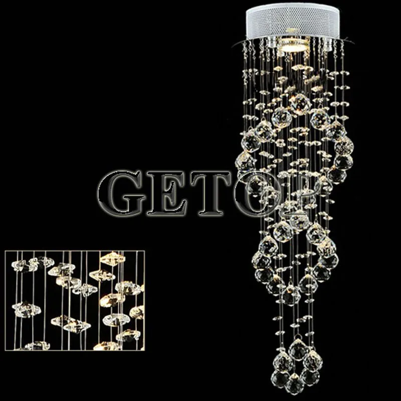 Лучшая цена Современная креативная светодиодная хрустальная лампа ZYY K9