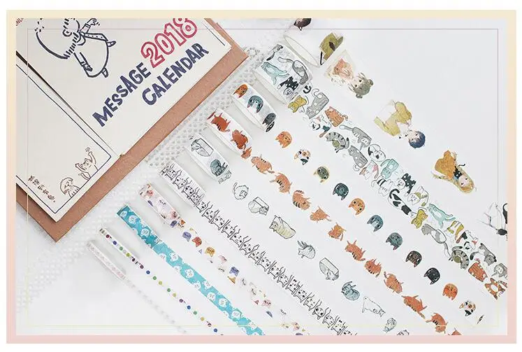 10 шт./компл. лента washi Розовый фламинго washitape звездное небо изоляционная лента Kawaii материал Эсколар Скрапбукинг washi papelaria
