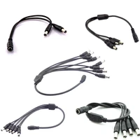 12v dc power supply 1 female to 2 3 4 5 8 male way splitter plug extension cable cord connector 5 52 1mm for led strip light