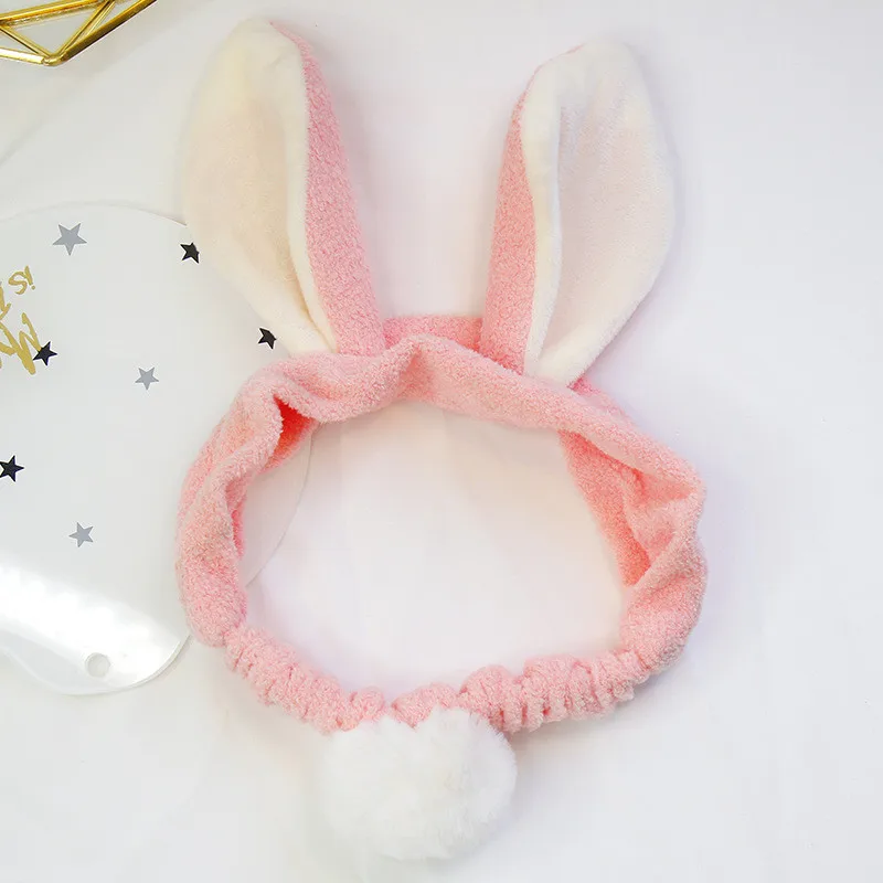 

Free shipping Fashion girls pretty soft hair accessories korea style Rabbit ears Headband girl's cute block bangs headwear