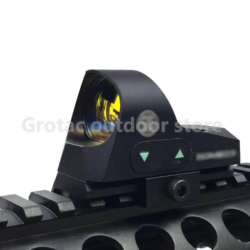 Тактический Оптический прицел 1x25 Mini Reflex Sight 3 MOA Dot сетка Красная точка Пикатинни QD