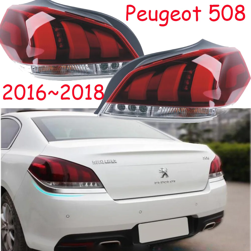 Хвостовый светильник pegeo 508 2011 ~ 2014/2016 2018 светодиодный противотуманный 1 шт. задний