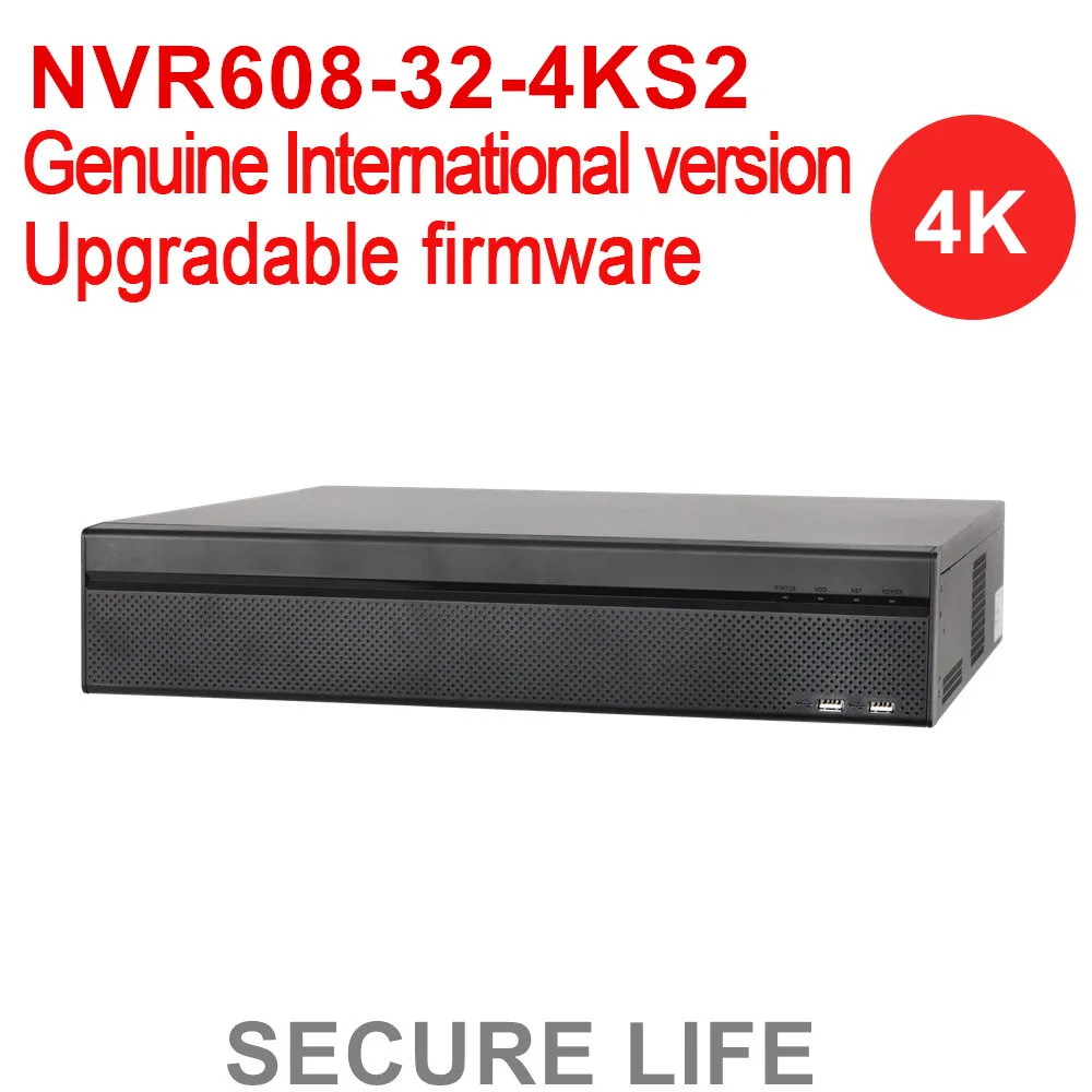 Оригинальная dahua egnlish версия NVR NVR608 32 4KS2 канальный Ultra 4K H.265 сетевой