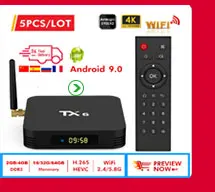 X96 Max Smart tv box Android 9,0 2,4G/5G Wifi Bluetooth 4,0 S905X2 Четырехъядерный 4K Netflix плеер X96max телеприставка