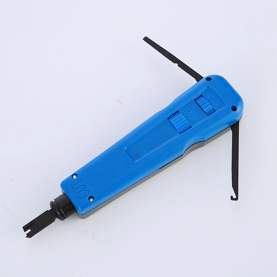 DH Punch down tool 110 &amp 66 blades network wire/telephone cable puncher cutter hand tooll | Инструменты